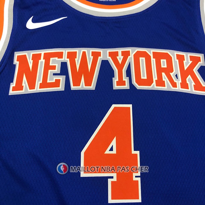 Maillot New York Knicks Derrick Rose NO 4 Icon Bleu